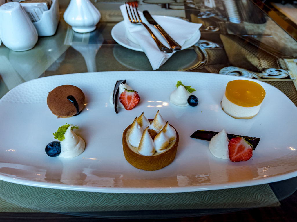 cake selection new york cafe budapest hungary - laugh travel eat