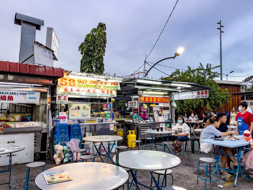 gurney drive hawker centre penang malaysia - laugh travel eat
