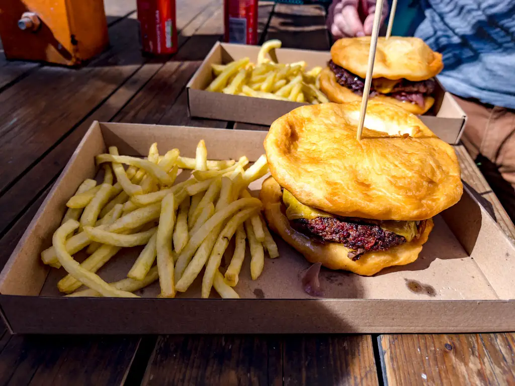 langos burger Karavan Budapest street food budapest hungary - laugh travel eat-2