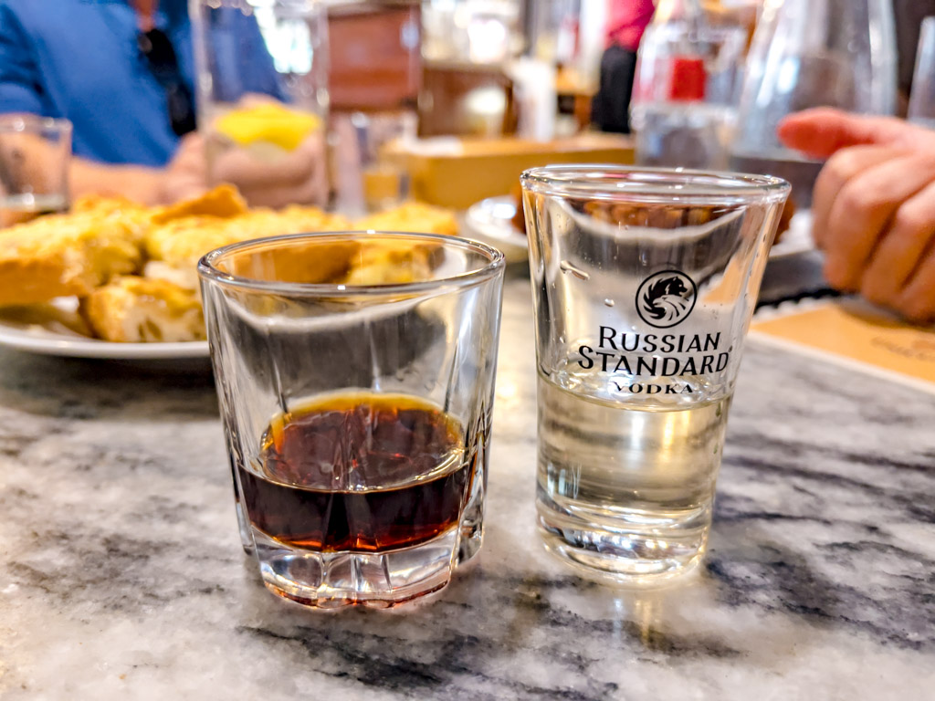 palinka and umnicum food tour budapest hungary - laugh travel eat