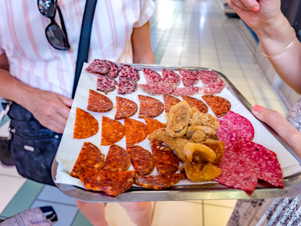 salami food tour budapest hungary - laugh travel eat