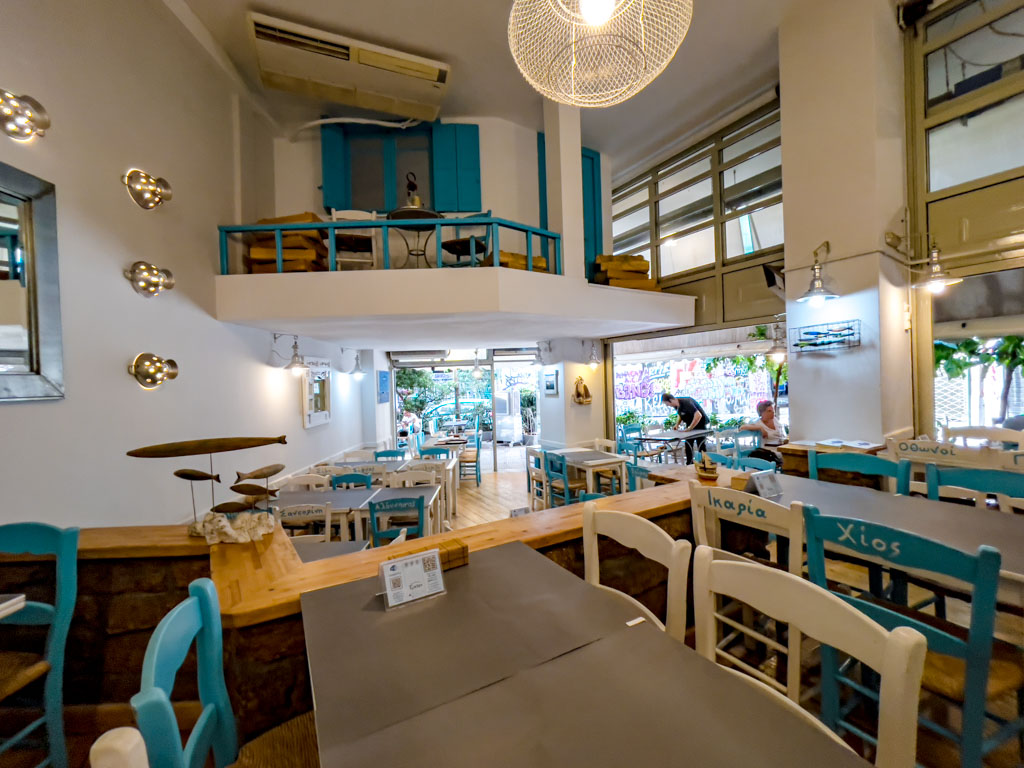 tpata fish tavern athens greece - laugh travel eat