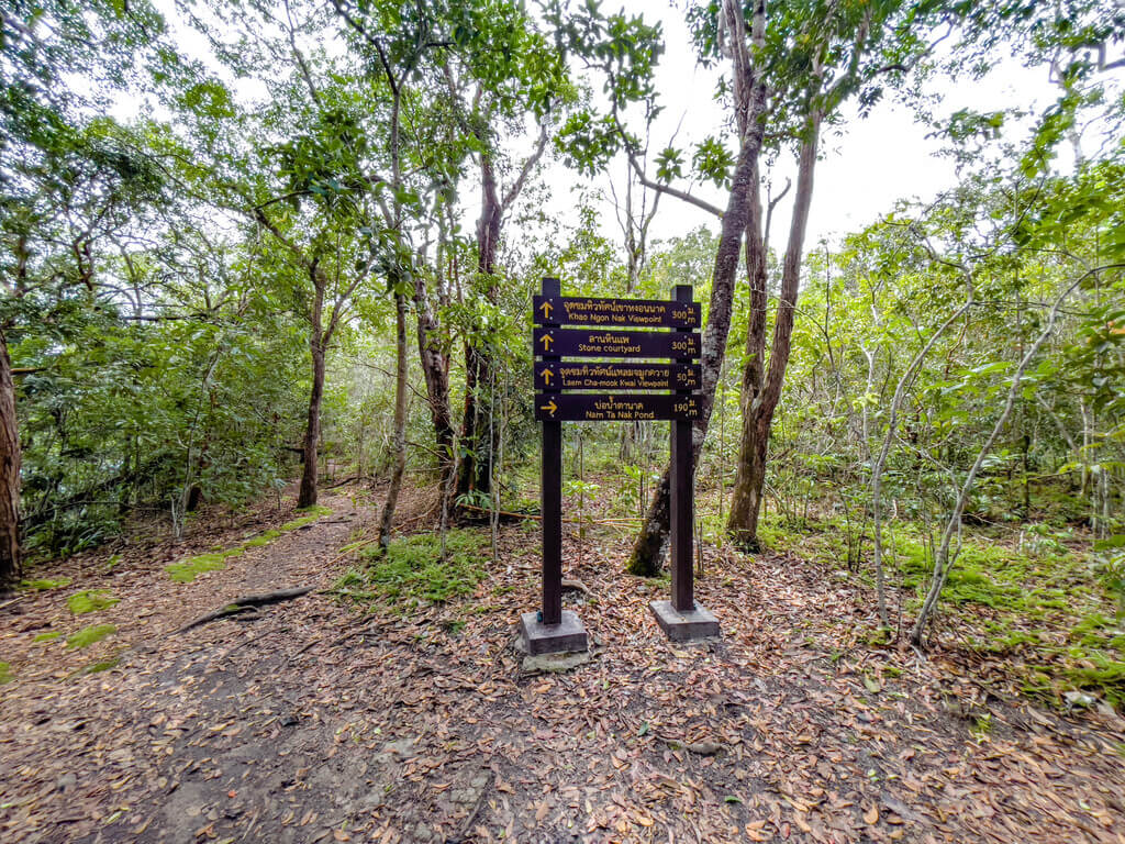 3.5km marker Dragon Crest Mountain Khao Ngon Nak Krabi thailand - laugh travel eat