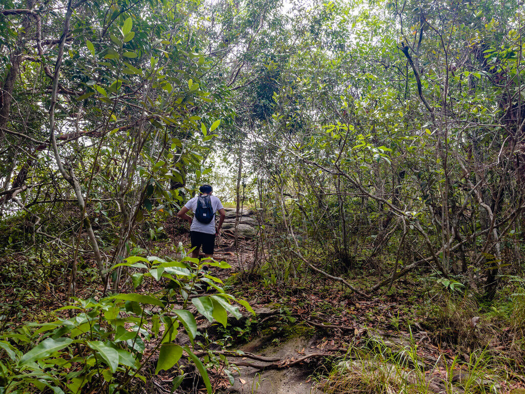 3.5km marker Dragon Crest Mountain Khao Ngon Nak Krabi thailand - laugh travel eat
