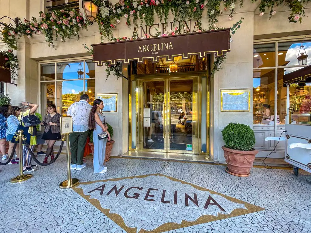 angelina cafe Paris France - laugh travel eat
