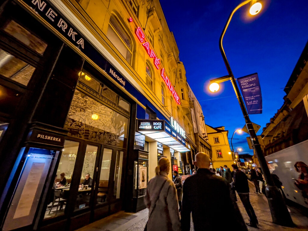 cafe louvre Prague Hungary - laugh travel eat