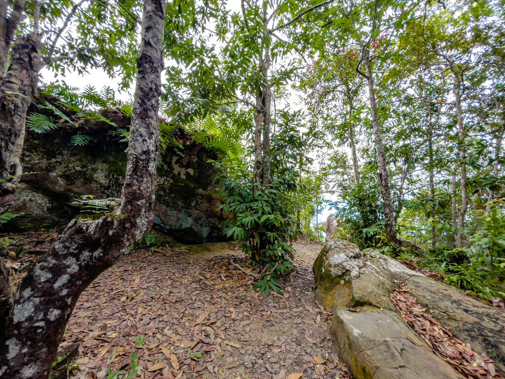 first scenic point to second scenic point Dragon Crest Mountain Khao Ngon Nak Krabi thailand - laugh travel eat