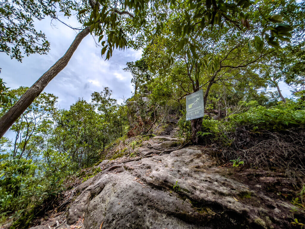 first scenic point to second scenic point Dragon Crest Mountain Khao Ngon Nak Krabi thailand - laugh travel eat