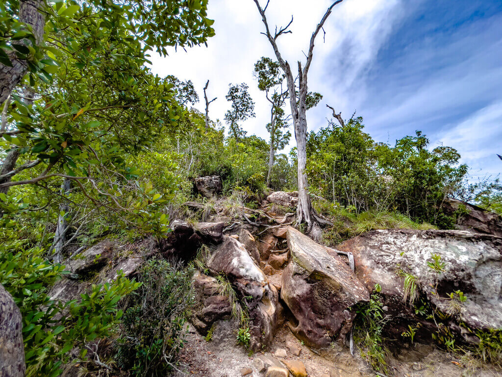 first scenic point to second scenic point Dragon Crest Mountain Khao Ngon Nak Krabi thailand - laugh travel eat