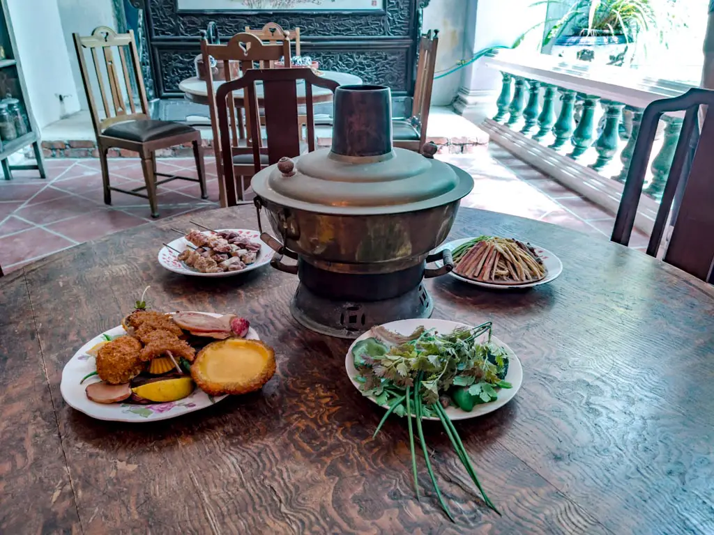 food example traditional kitchen in nyonya household Pinang Peranakan Mansion penang malaysia - laugh travel eat