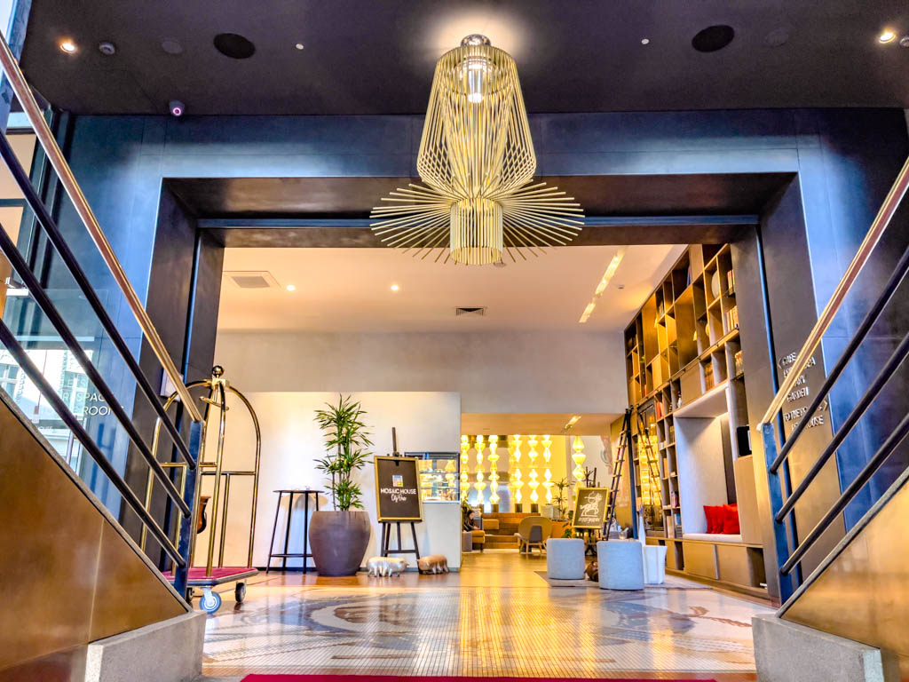 lobby mosaic house design hotel Prague Czech Republic - laugh travel eat