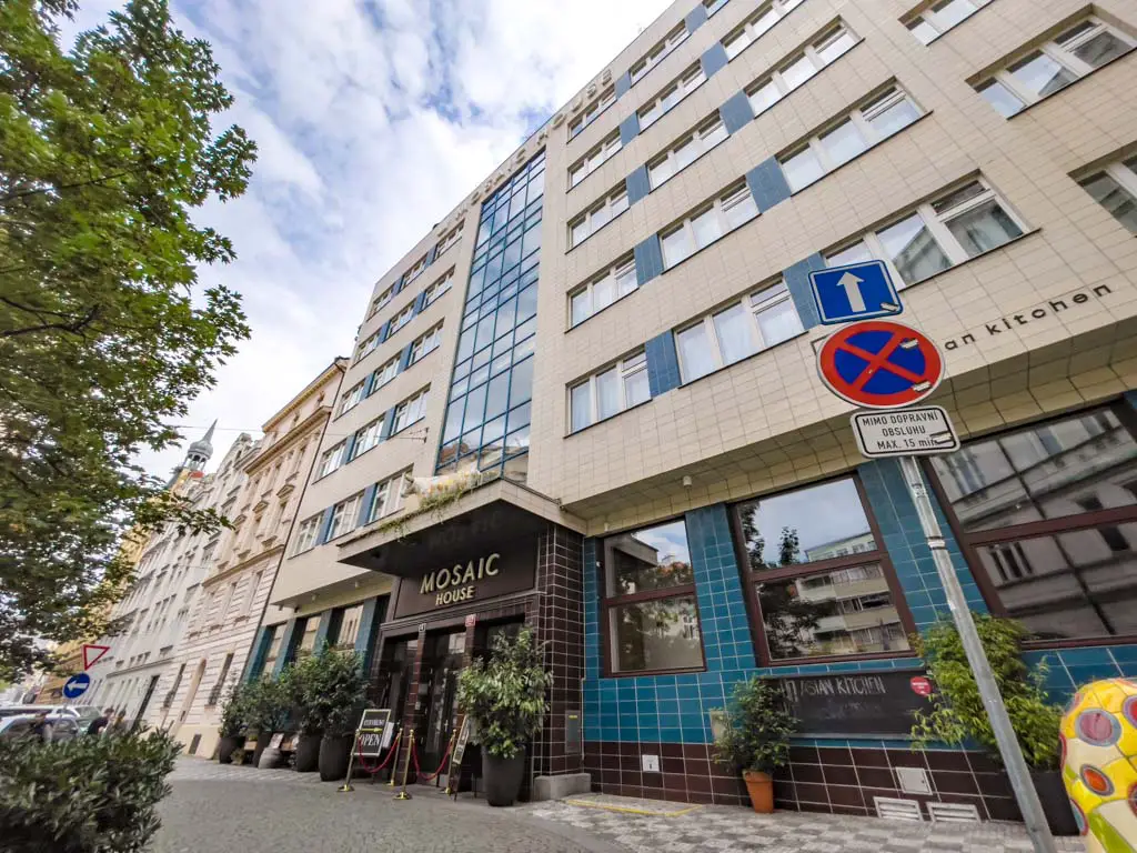 mosaic house design hotel Prague Czech Republic - laugh travel eat