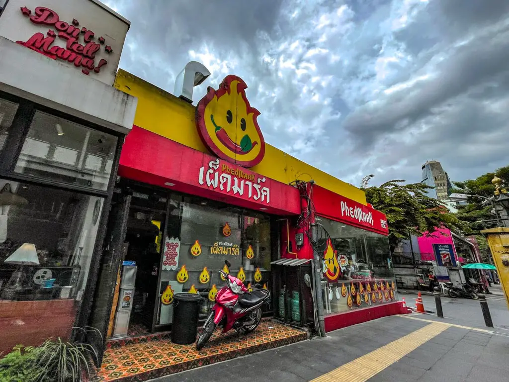 phed mark bangkok thailand - laugh travel eat