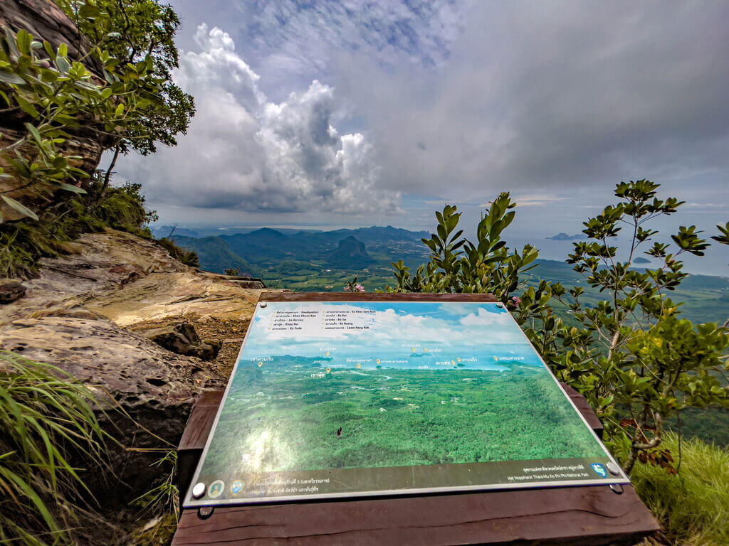 second scenic point by 3.7km marker Dragon Crest Mountain Khao Ngon Nak Krabi thailand - laugh travel eat