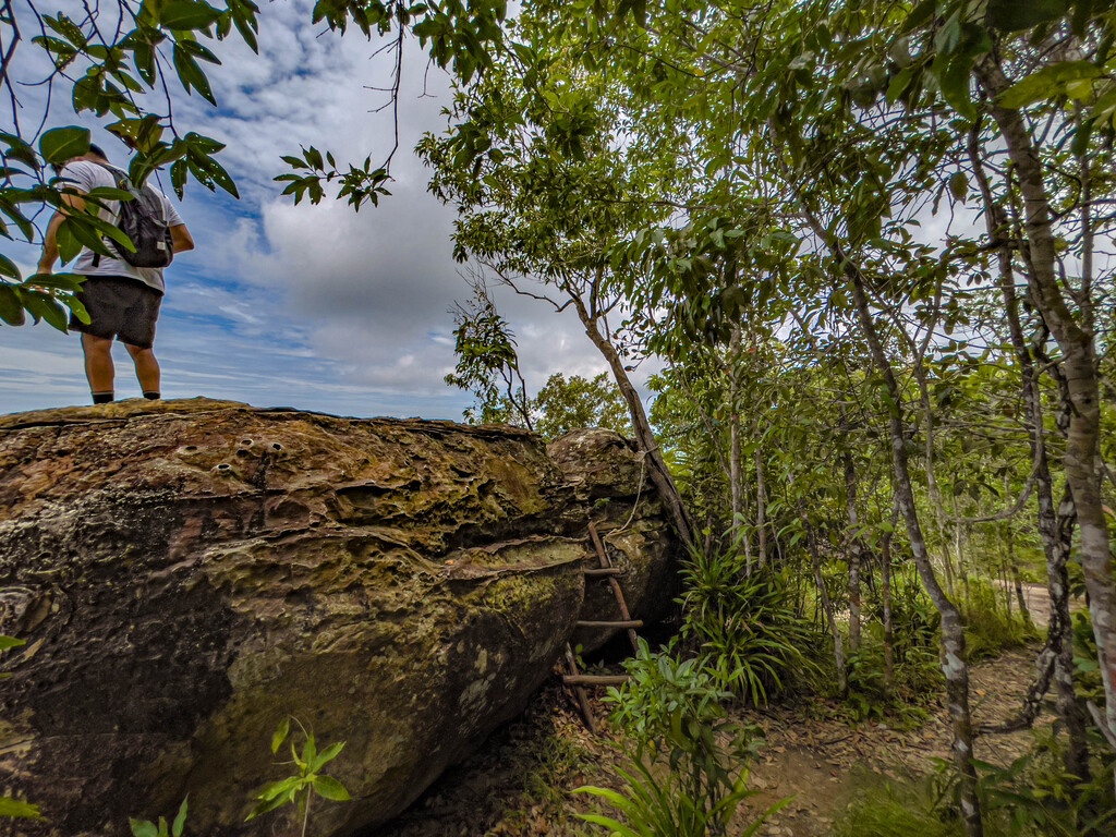 second scenic point by 3.7km marker Dragon Crest Mountain Khao Ngon Nak Krabi thailand - laugh travel eat