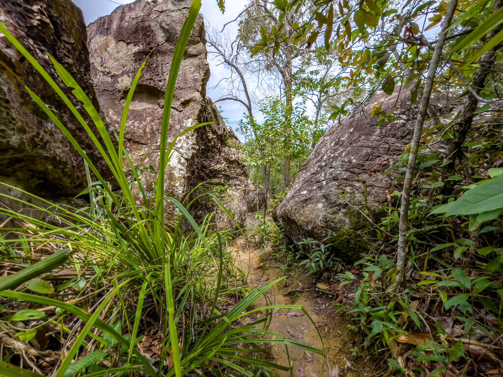 second scenic point by 3.7km marker Dragon Crest Mountain Khao Ngon Nak Krabi thailand - laugh travel eat