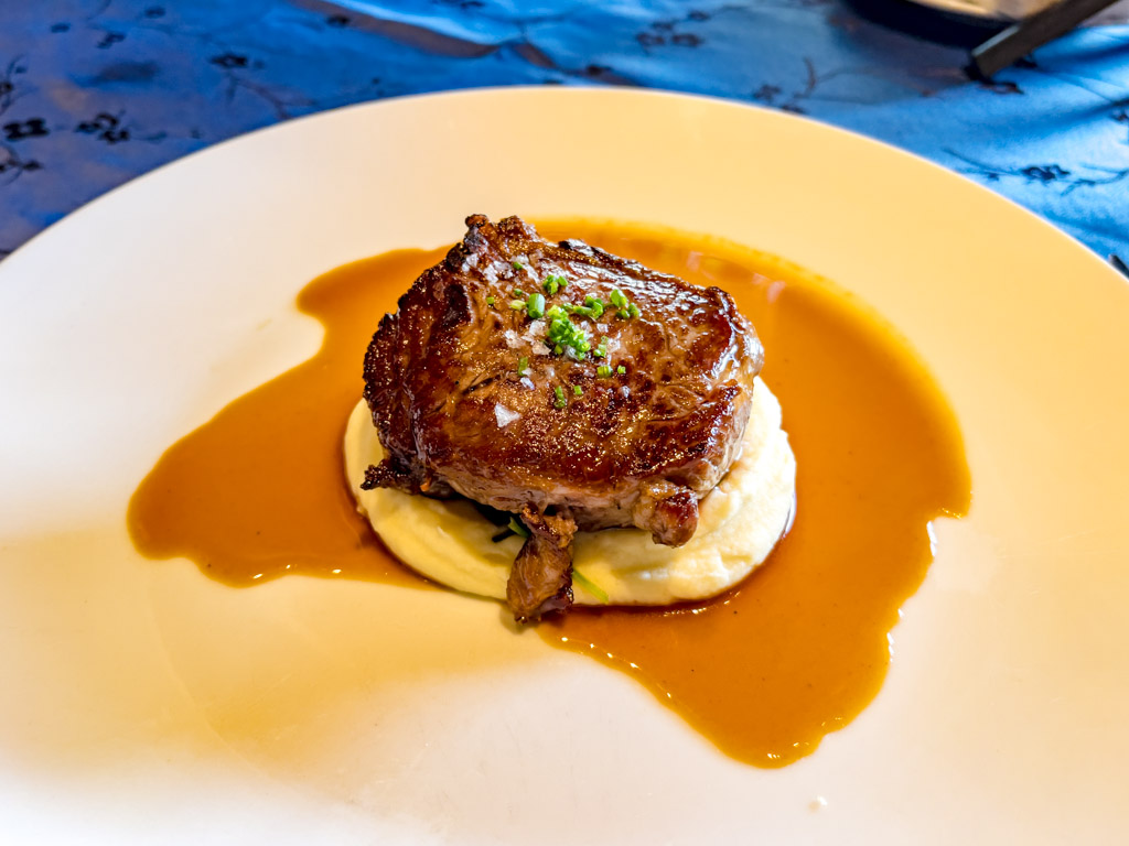 steak main indigo restaurant blue mansion cheong fatt tsz penang malaysia - laugh travel eat