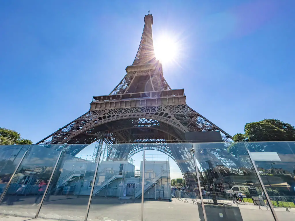 ticket barrier Eiffel Tower paris france - laugh travel eat