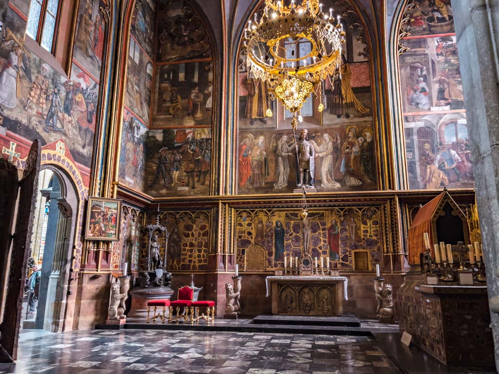 tombs inside St Vitus Cathedral Prague Castle Prague Czech Republic - laugh travel eat