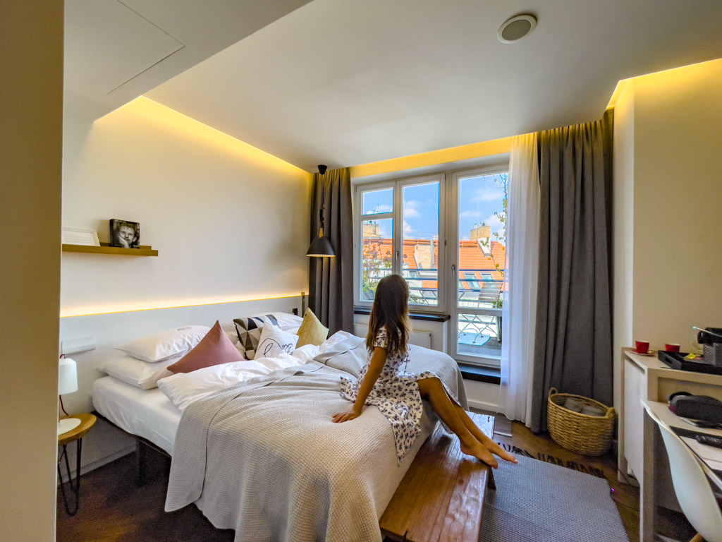 top floor room mosaic house design hotel Prague Czech Republic - laugh travel eat