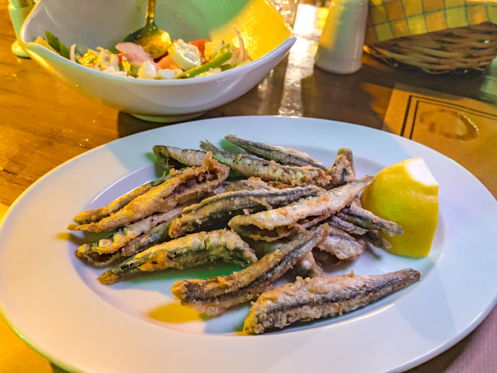 Barko Restaurant milos greece - laugh travel eat