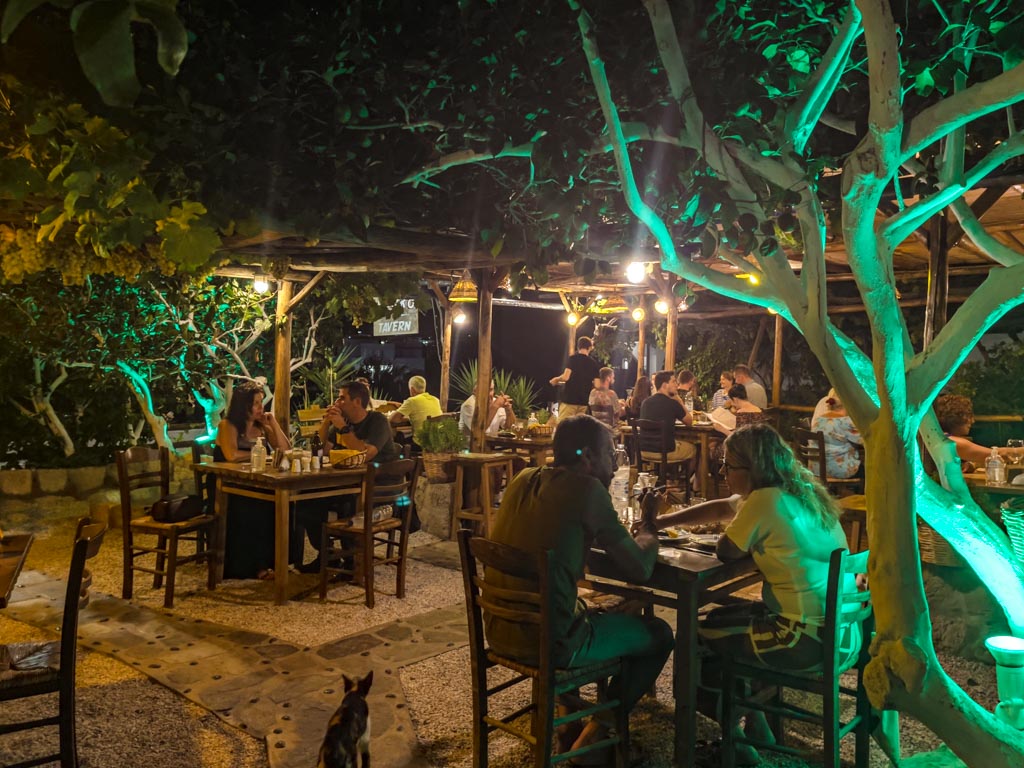 Barko Restaurant milos greece - laugh travel eat