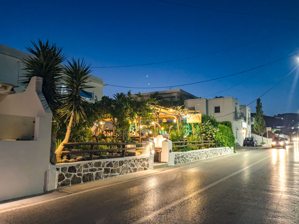 Barko Restaurant milos greece - laugh travel eat