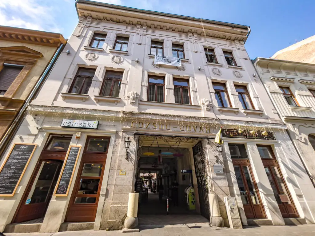 Gozsdu Court pest budapest hungary - laugh travel eat
