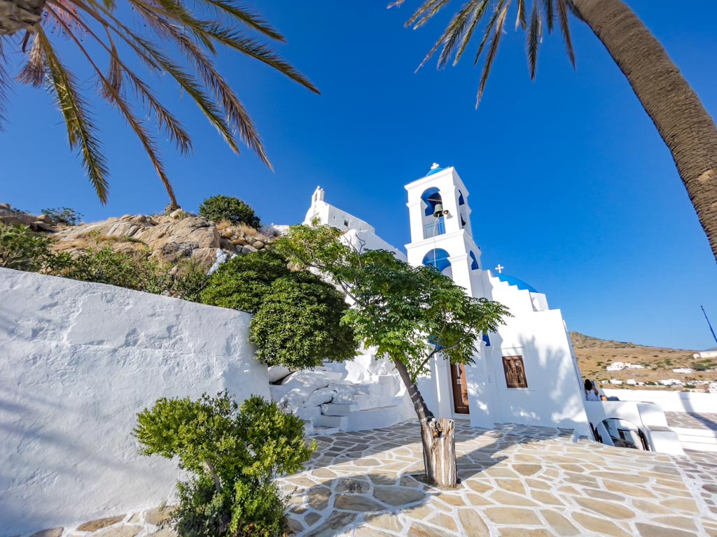 Panagia Germiotissa chora village ios island greece - laugh travel eat