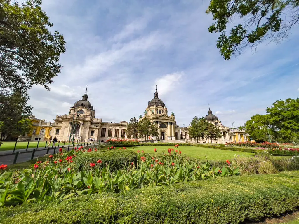 Szechenyi Thermal Bath budapest hungary - laugh travel eat