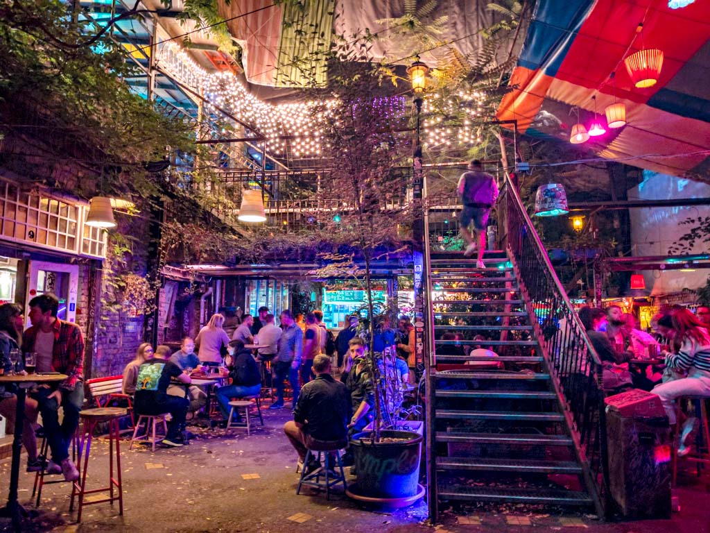 Szimpla Kert ruin bar budapest hungary - laugh travel eat