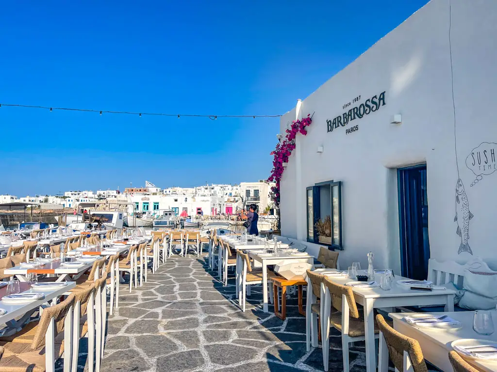barbarossa naoussa Paros greece - laugh travel eat