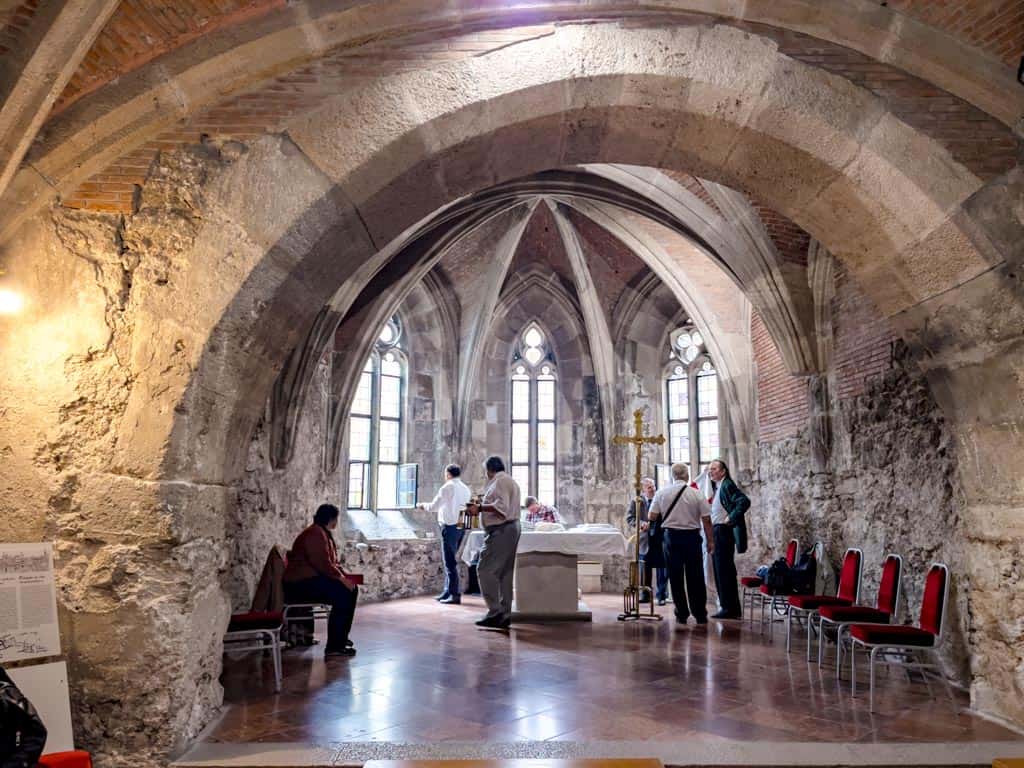 buda history museum chapel buda castle complex budapest hungary - laugh travel eat