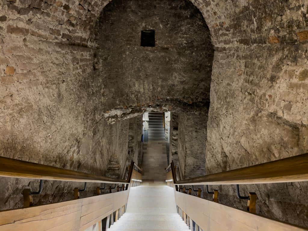 buda history museum lower level buda castle complex budapest hungary - laugh travel eat