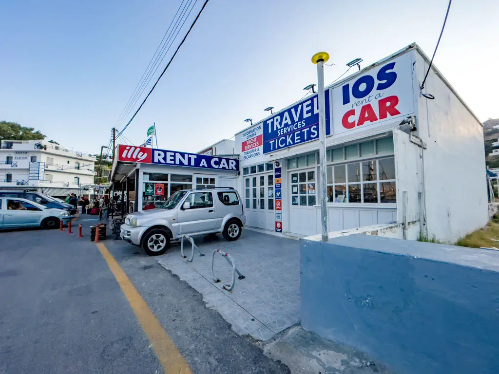 car rental ios island greece - laugh travel eat