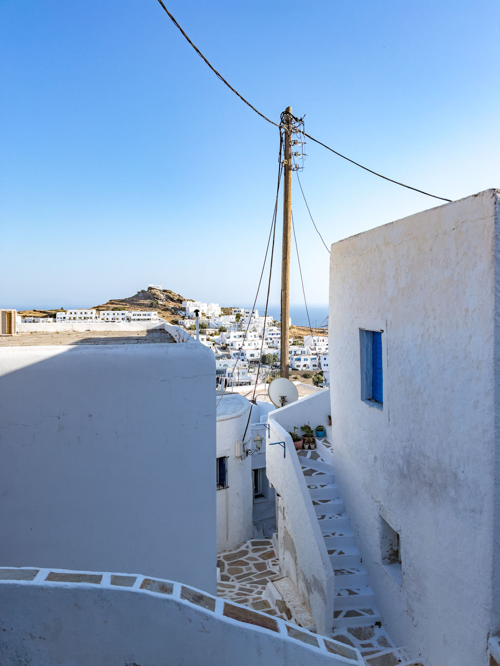 chora village ios island greece - laugh travel eat