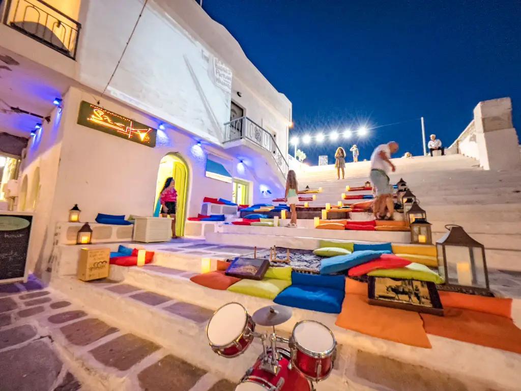 chora village ios island greece - laugh travel eat