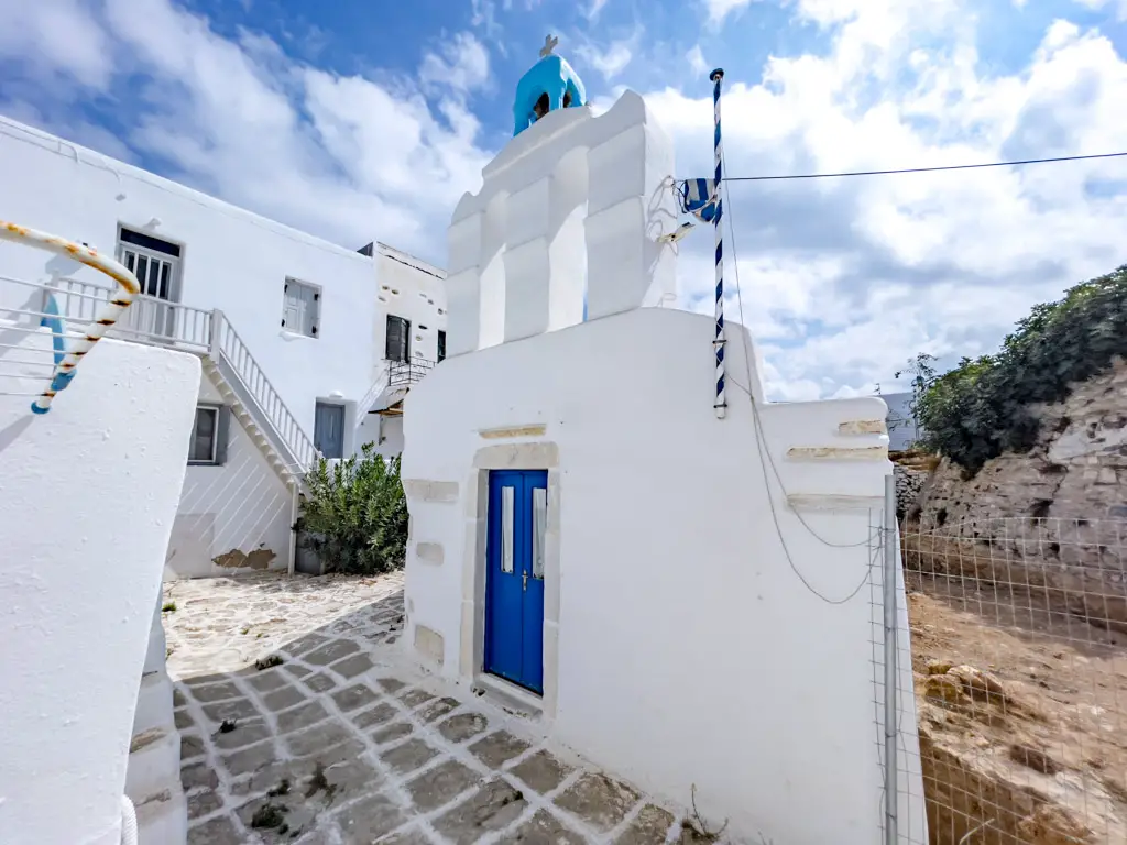 church in kastro chora antiparos greece - laugh travel eat