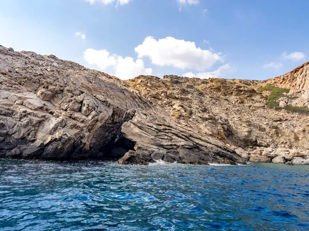 cove by never bay ios island greece - laugh travel eat