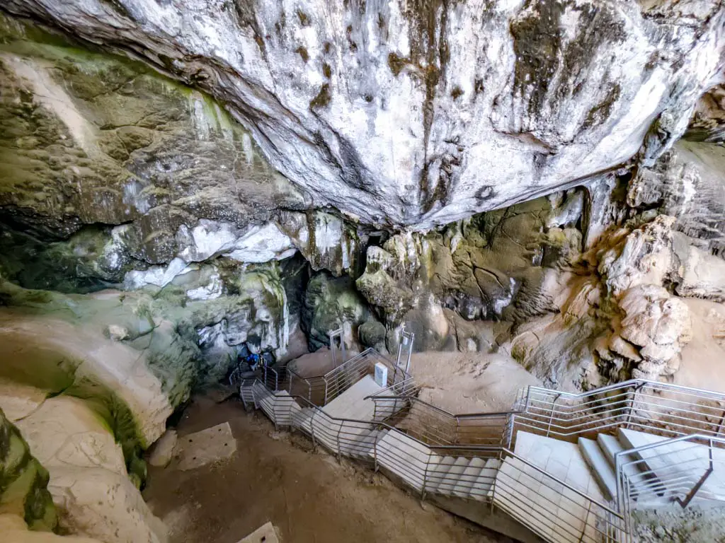 inside antiparos cave antiparos greece - laugh travel eat