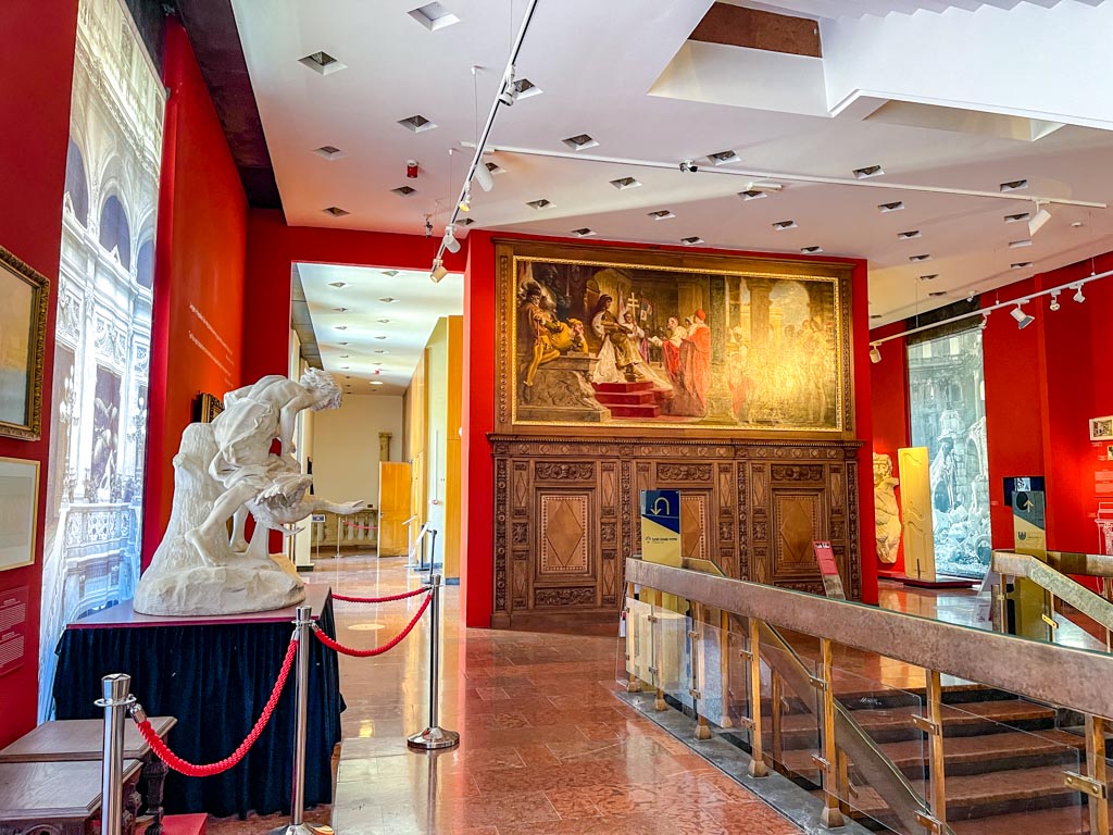 inside buda history museum buda castle complex budapest hungary - laugh travel eat