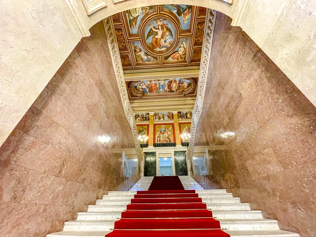 inside hungarian national museum budapest hungary - laugh travel eat