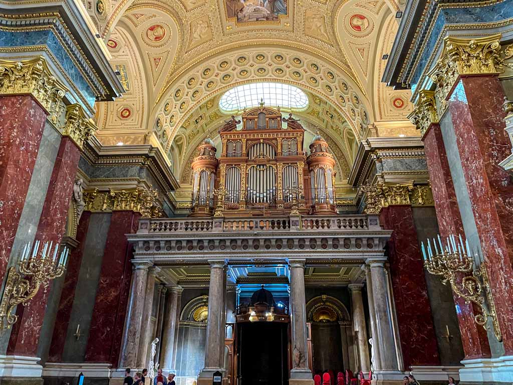 inside st stephen's bascilica budapest hungary - laugh travel eat