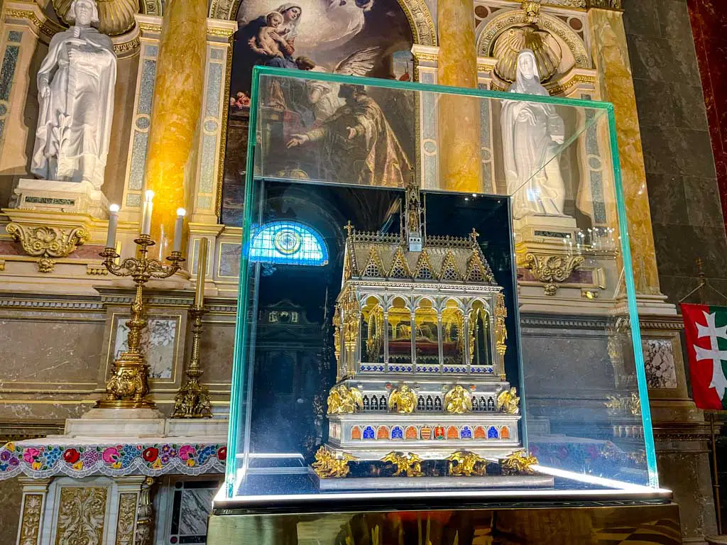 inside st stephen's bascilica budapest hungary - laugh travel eat