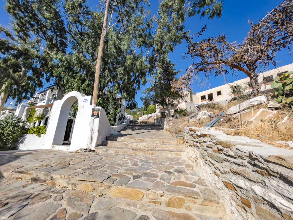 ios port to chora village walk ios island greece - laugh travel eat-3