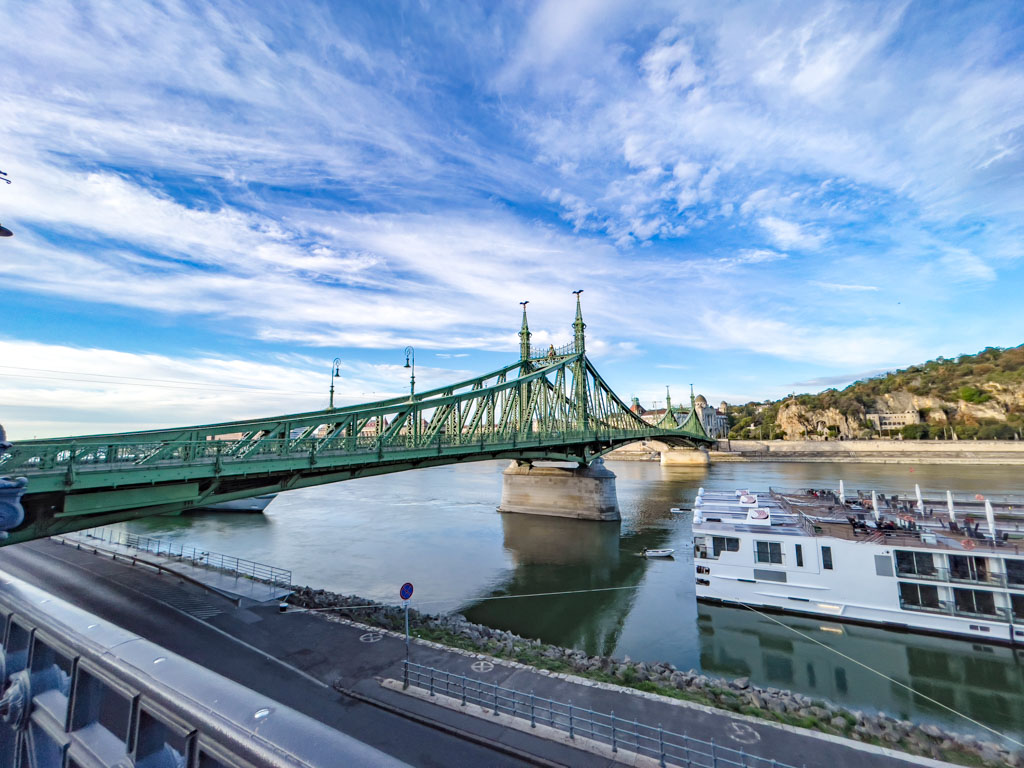 libery bridge budapest hungary - laugh travel eat