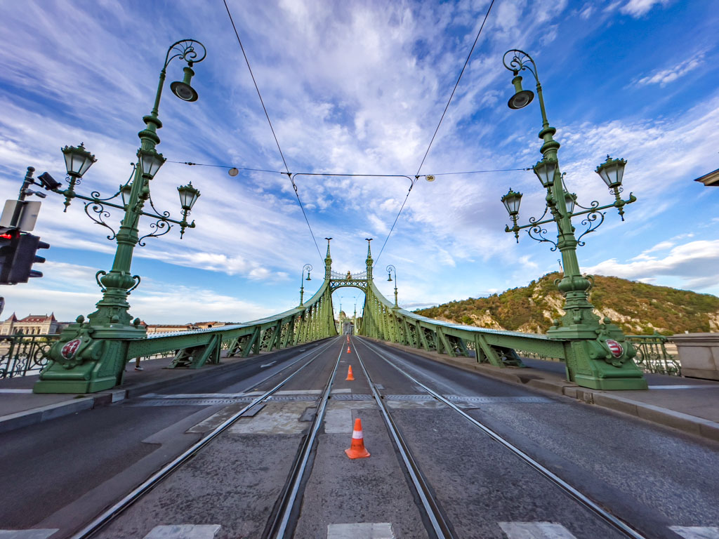 libery bridge budapest hungary - laugh travel eat