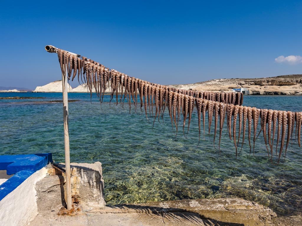 medusa restaurant mandrakia milos greece - laugh travel eat
