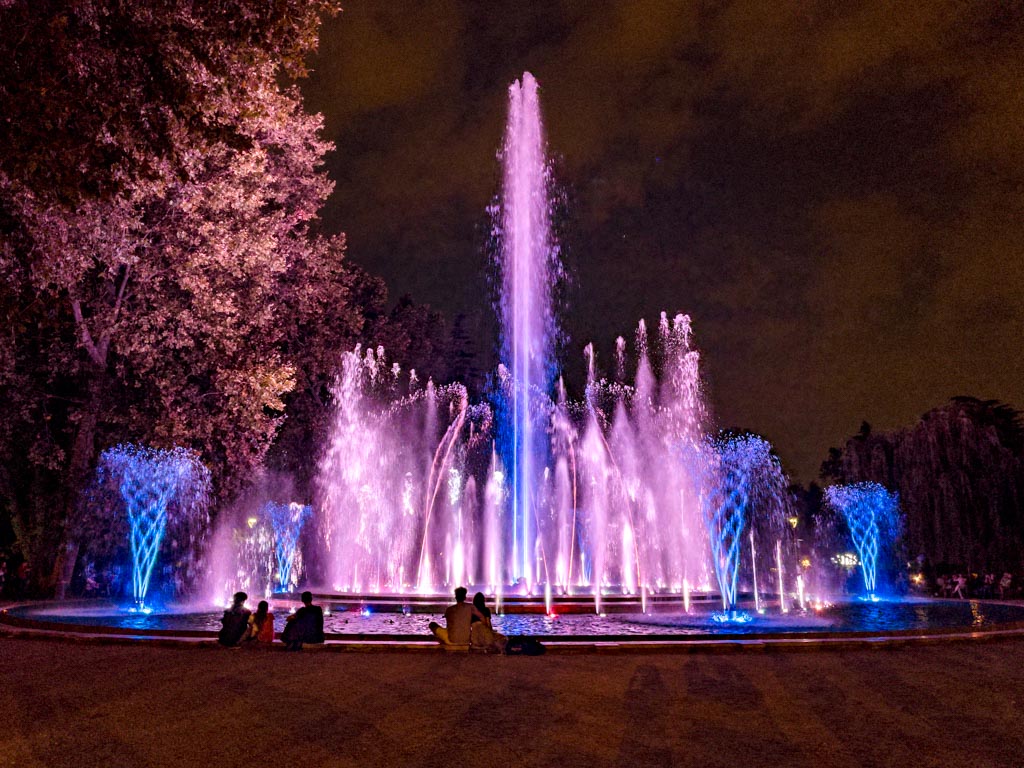 music fountain margaret island budapest hungary - laugh travel eat