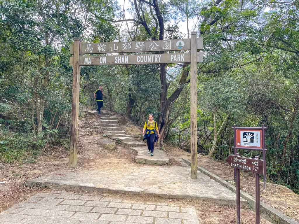 official tsz sha ancient trail start shui chuen o shatin hong kong - laugh travel eat